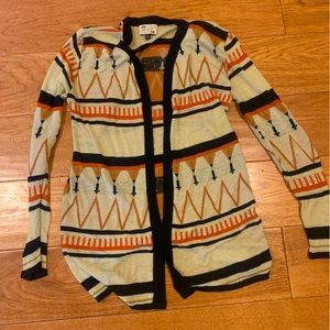Patterned cardigan